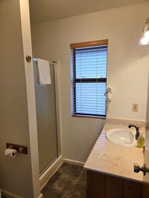 Hair dryer, soap