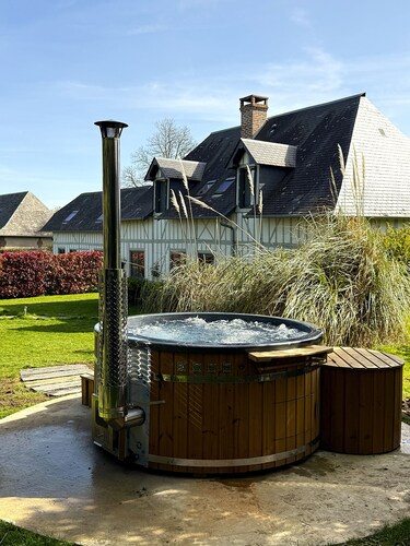Cottage Les Pommiers - Bain Nordique - 10km de Honfleur - 6 Personnes