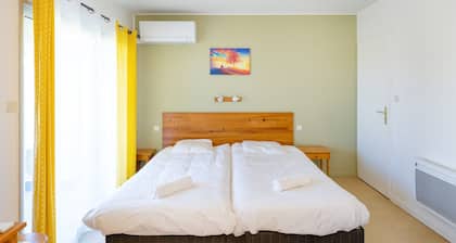 Studio cosy avec balcon, climatisation et billard â Cazaubon