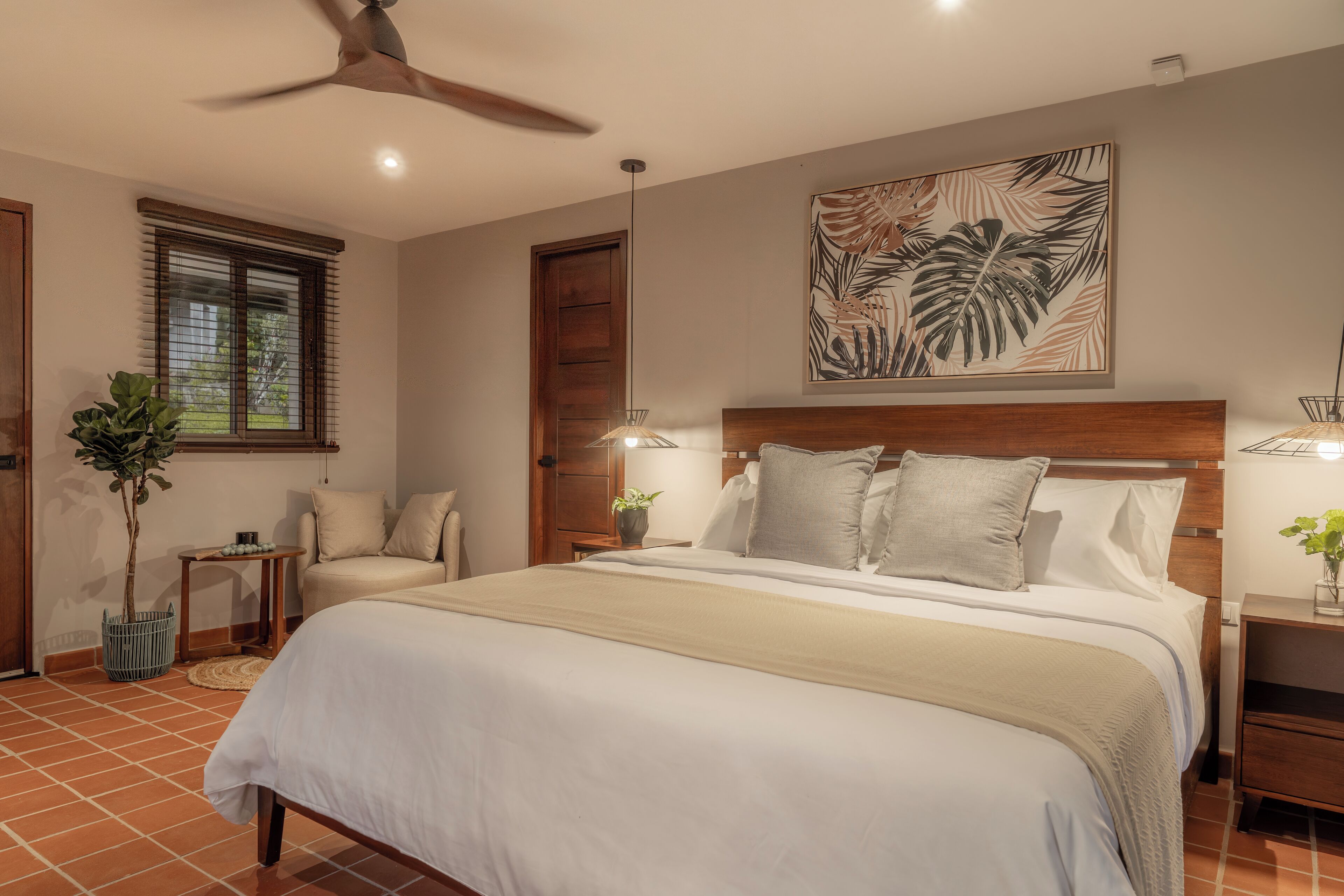 Chambre Junior, balcon, vue jardin