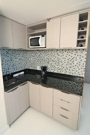 Chambre Double Deluxe, vue plage | Cuisine privée