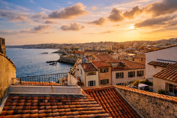 View from property - New 2026 • Townhouse • Sea View Terrace • 2BR 2BTH (Antibes)