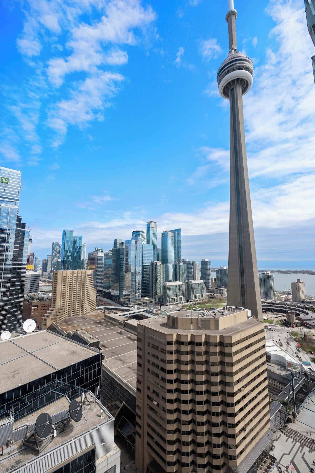 The CN Tower is right outside your window!