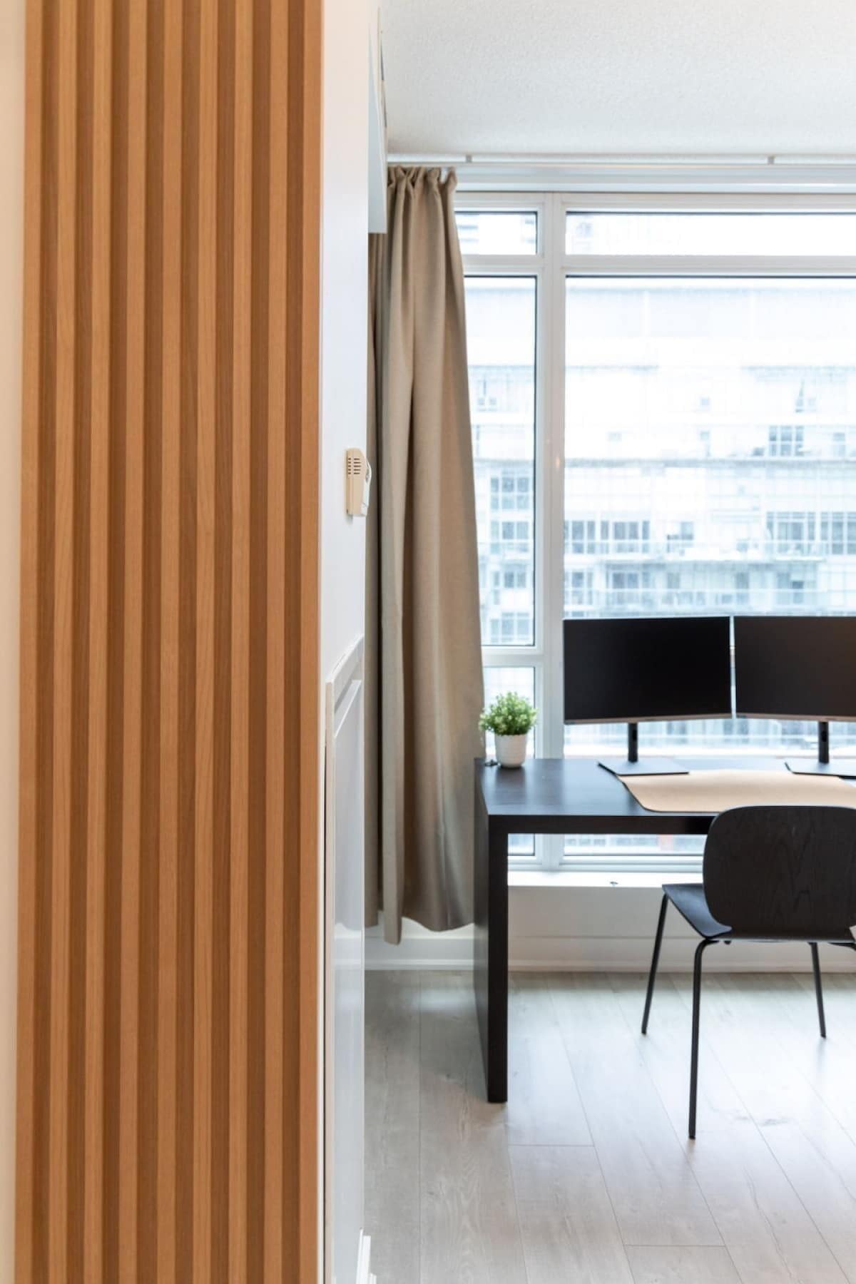 Cozy workspace area