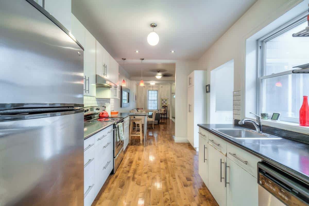 Whip up your favorites in 2 fully stocked kitchens with all the appliances and essentials you need.