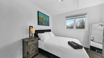 Sleep in comfort with hotel-quality sheets, duvets & stylish decor.