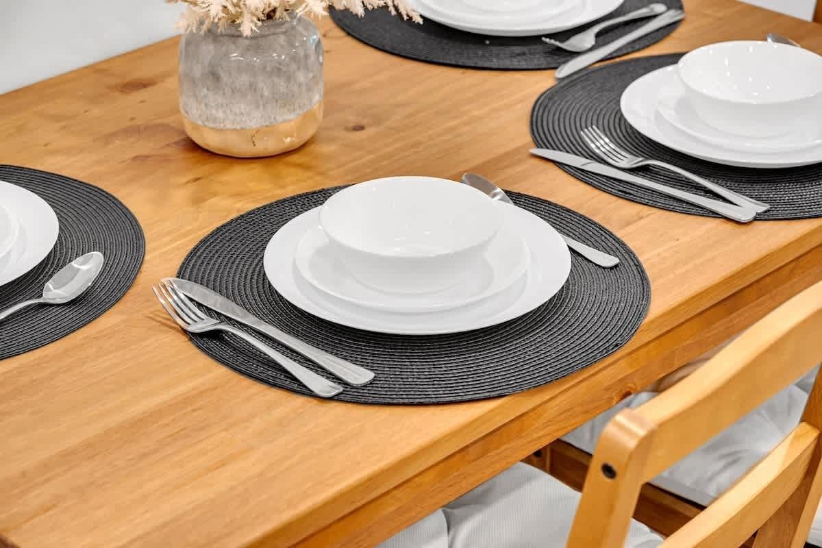 Enjoy meals together in a cozy dining space.
