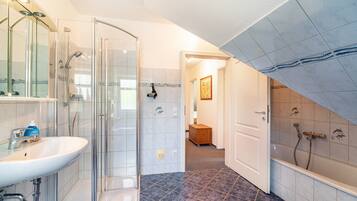 Shower, hair dryer