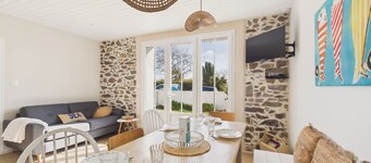 House for 5 with garden near the sea