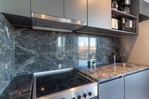Fridge, microwave, stovetop, coffee/tea maker - Soho Village en Palermo by Magno | 604 (Buenos Aires)