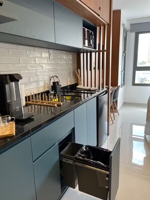 Private kitchen - Modern studio in Campo Belo, near Congonhas Airport. (São Paulo)