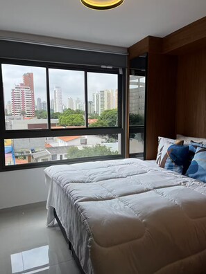 1 bedroom, WiFi, bed sheets - Modern studio in Campo Belo, near Congonhas Airport. (São Paulo)