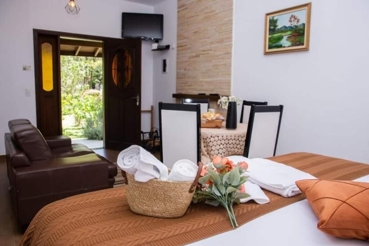 尊荣木屋, 阳台, 庭院景观