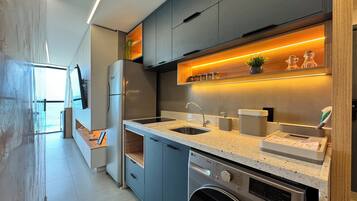 Deluxe-lejlighed | Privat køkken