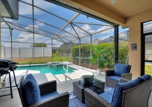 Pool - 4BR,Heated Pool,Jacuzzi & Dining Oasis near Disney (Haines City)