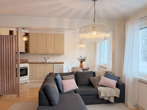 Kaksio Oulun ytimessä, kaikki kävelyetäisyydellä