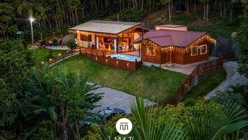 Cottage Premium, akses ke kolam renang, pemandangan gunung | Eksterior