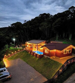 Front of property – evening/night