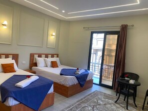 豪華雙人或雙床房, 陽台, 城市景觀