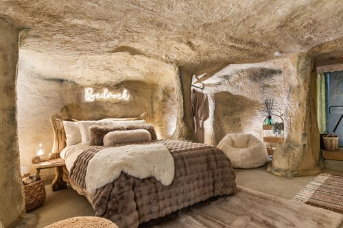 Bedrock – A Flintstone-Inspired Cave Stay