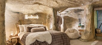 Bedrock – A Flintstone-Inspired Cave Stay