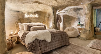 Bedrock – A Flintstone-Inspired Cave Stay
