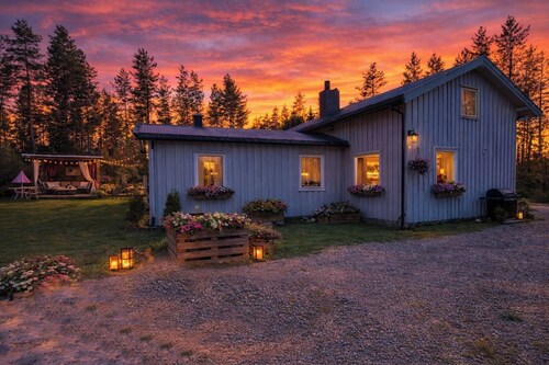 Vacation home in Norway, forest cabin near Rena, nature, fishing & tranquillity