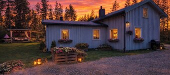 Vacation home in Norway, forest cabin near Rena, nature, fishing & tranquillity