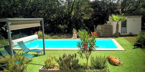 Villa provençale avec piscine chauffée et privée tout près du village de Lorgues