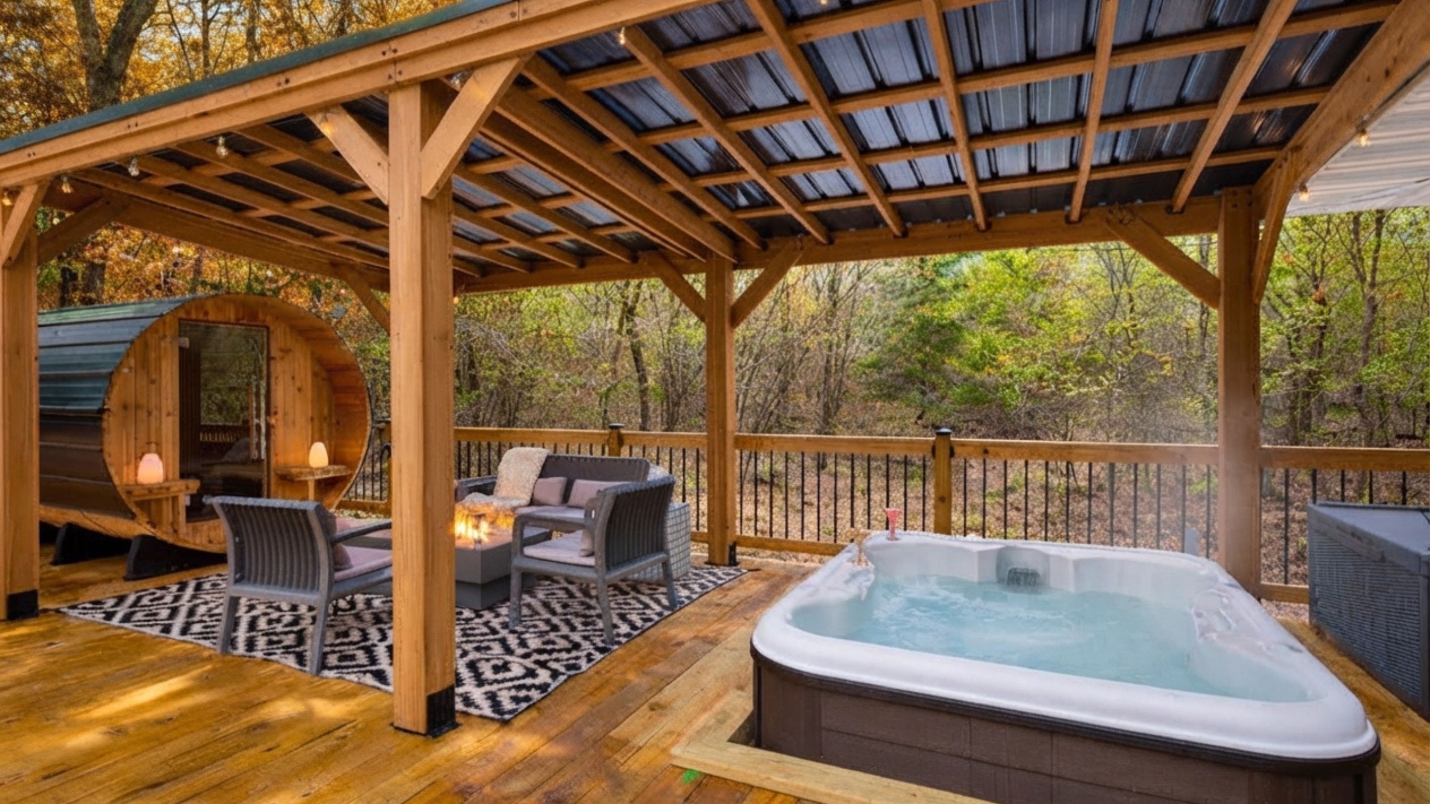 Bain à remous extérieur