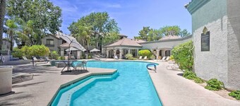 N Scottsdale Near Mayo Clinic Stylish 1st Floor Condo King Bed Pool Gym