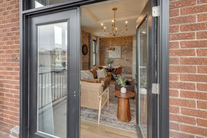 Interior - Historic Lawrenceburg Loft: Balcony + Square Views (Lawrenceburg)