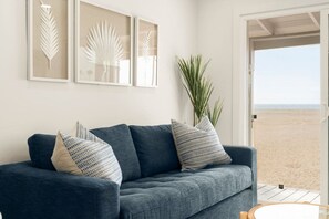 TV, fireplace - Ocean Views | Private Balcony | Reserved Parking (Newport Beach)