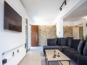 Villa | Living room - Luxurious Villa With Private Pool (Rhodes)