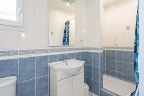 Een douche, een haardroger