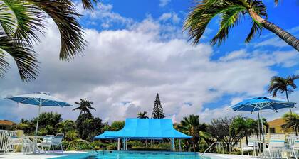 Frigate Bay beachfront 1-BR, 2 bed condo with 2-AC's, pool and peaceful location