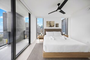 Estúdio, vista para a cidade