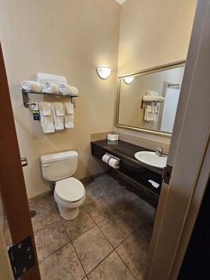 Hair dryer, towels, soap, shampoo - Canalta Wainwright (Wainwright)