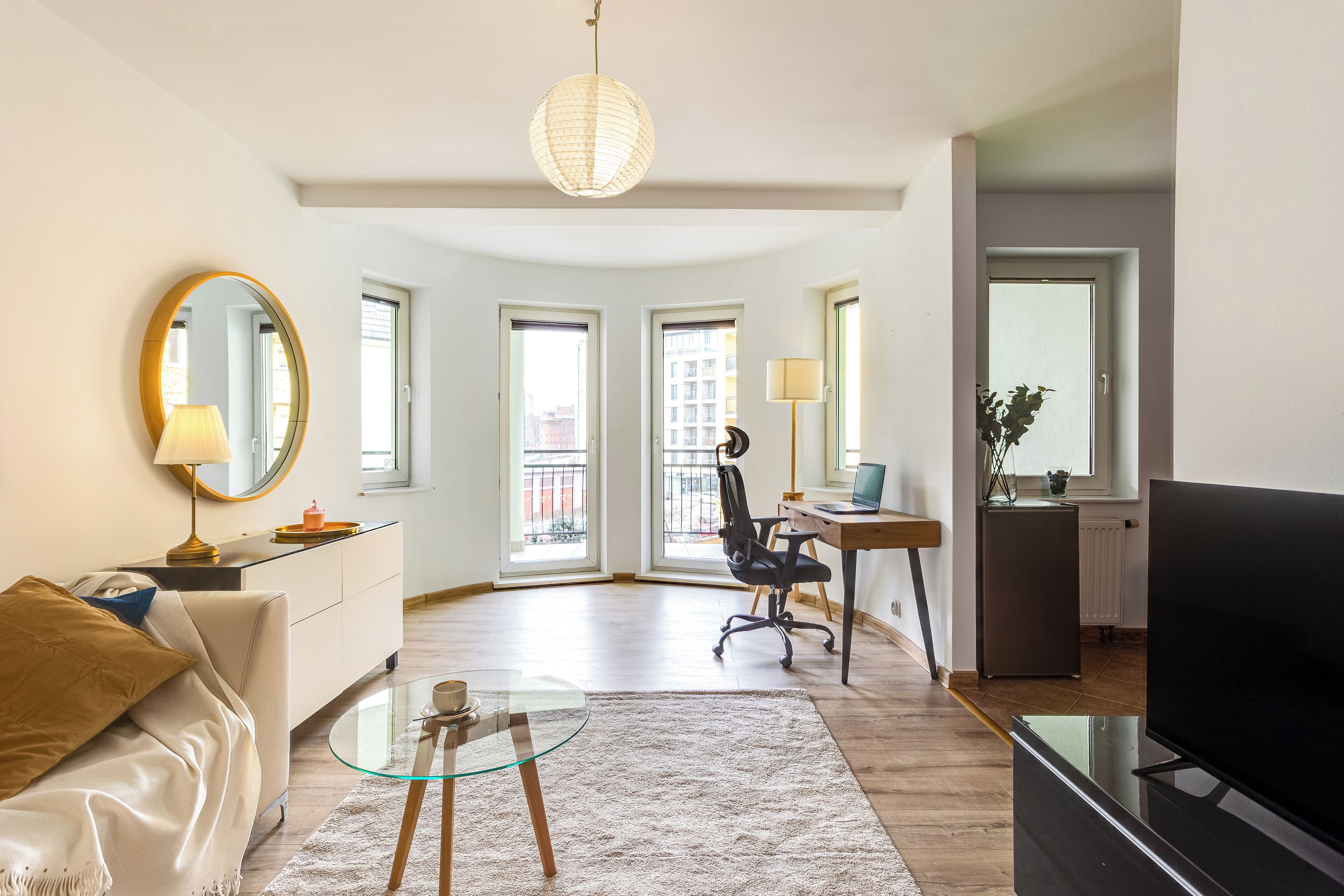 Apartamento, balcón | Zona de estar