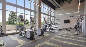 Fitness facility - Luxury Cozy 1-bedroom apartment gorgeous Atlanta (Atlanta)