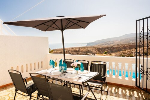 Blue Nest | Sea Views | Private Pool | BBQ | AC