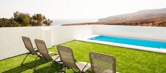 Blue Nest | Sea Views | Private Pool | BBQ | AC