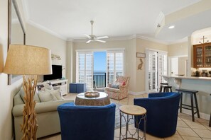 TV, books - NEW LISTING! SeaChase 1104C - Gulf Front Views! (Orange Beach)