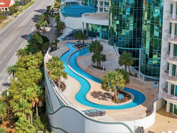 Indoor pool, a heated pool - Luxury Vacation at Turquoise Place 1108C in Orange Beach, AL (Orange Beach)