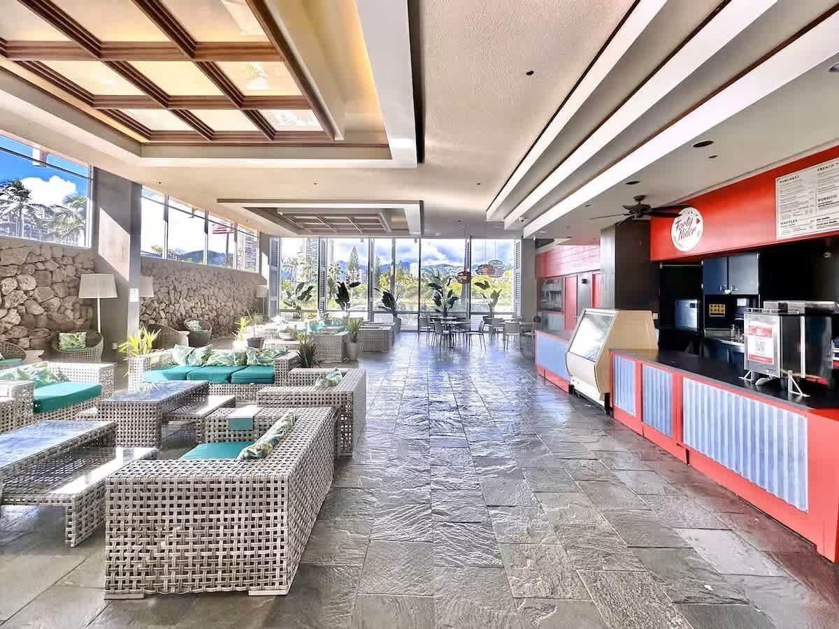 Sala de estar en el lobby