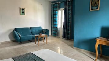 Classic-dobbeltværelse - balkon | Opholdsområde