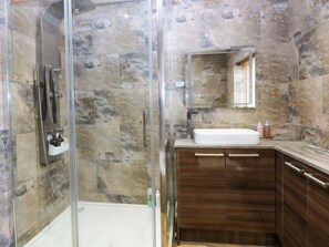 Shower, hair dryer
