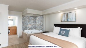 Room - One-Bedroom Deluxe Oceanfront Villa with all the comforts of home. (Myrtle Beach)