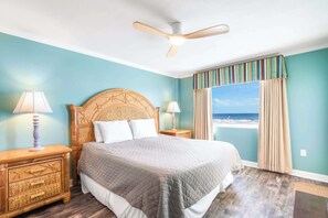 2 bedrooms, iron/ironing board, WiFi, bed sheets - The Big Surf II - Gulf View - Beach, Pool, and Fun (Gulf Shores)