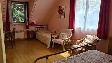 1 chambre, Wi-Fi, draps fournis